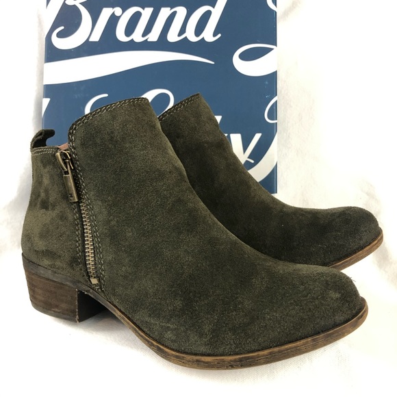 Lucky Brand Shoes - Lucky Brand Women's Booties Olive Green 6M